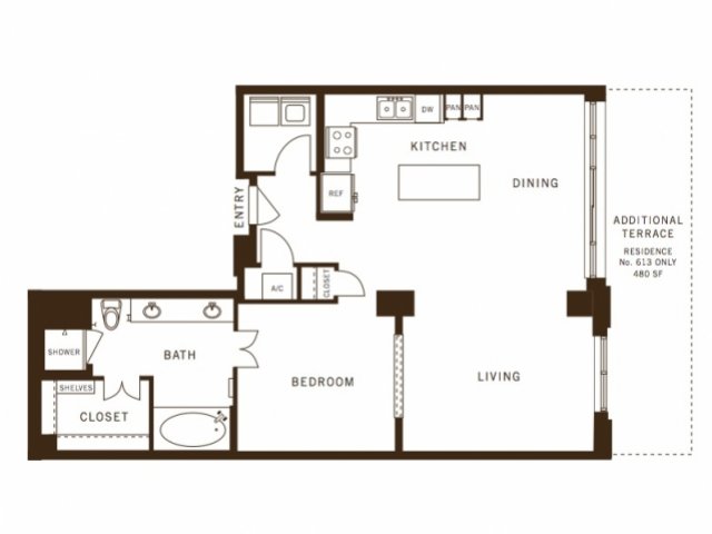 Apartments In Uptown Dallas The, Terrace House Dallas Floor Plans